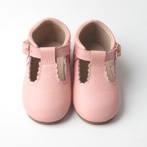 Size 5 Starbie Baby Mary Janes Pink Baby Shoes Toddler shoes leather shoes